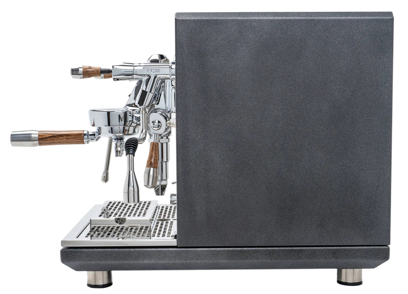 ECM Synchronika Zebra Wood and Anthracite Espresso Machine | ECM Espresso Machine Collection | Shop CaffeTech | Best Espresso Machines
