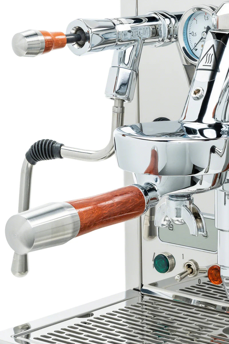 ECM Technika V Profi PID Paduak Wood Espresso Machine | ECM Espresso Machine Collection | Shop CaffeTech | Best Espresso Machines