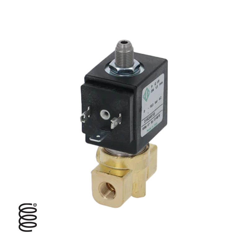 ODE Inlet Solenoid 3 way in-line 1/8" with coil 220V
