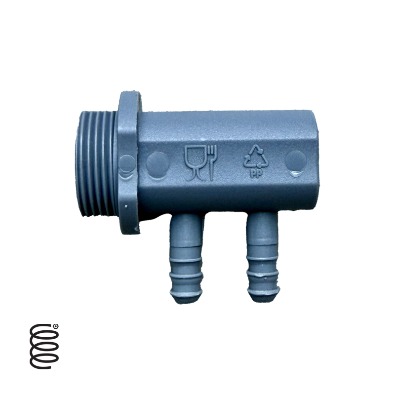 P 6019  - ECM / Profitec Water Tank Adapter Lower Under Platform Plastic Adapter Fitting