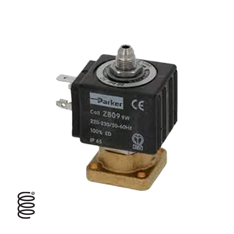 Parker Inlet Solenoid 3-Way Seated with coil 230v 50/60Hz RUBY SEAL