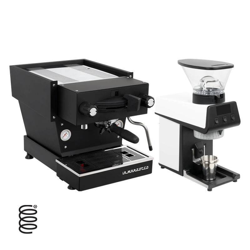 La Marzocco Linea Mini R - App Connected With PICO GRINDER BUNDLE - BLACK