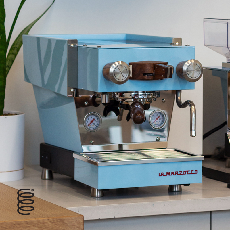 La Marzocco Linea Micra App Connected Espresso Machine- BLUE WALNUT SS IN STOCK