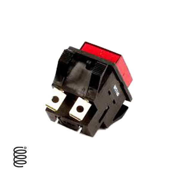 WC 150 - SWITCH, PUSHBUTTON (RED) 120V N.O.