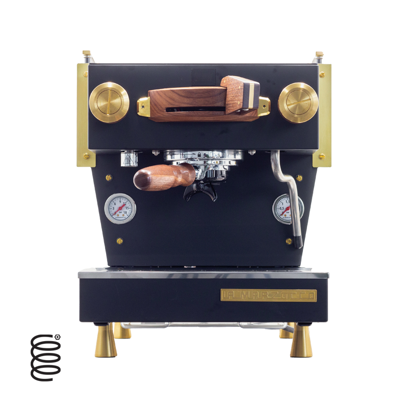 NEW La Marzocco Linea Mini R - App Connected Espresso Machine BLACK WALNUT BRASS IN STOCK