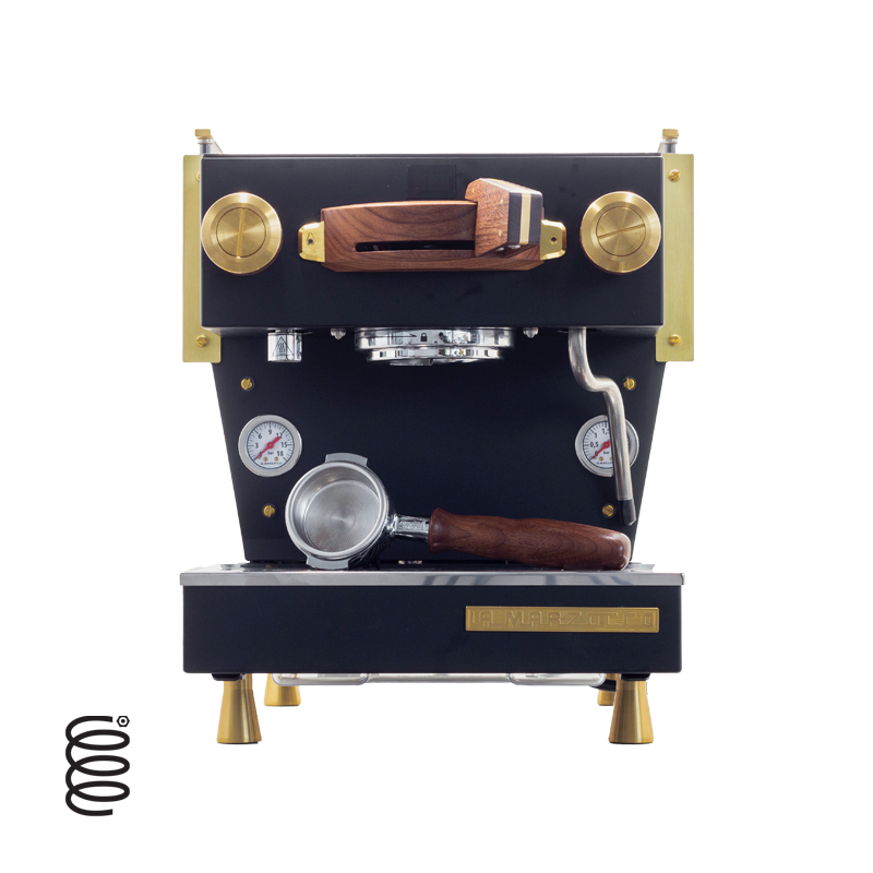 NEW La Marzocco Linea Mini R - App Connected Espresso Machine BLACK WALNUT BRASS IN STOCK