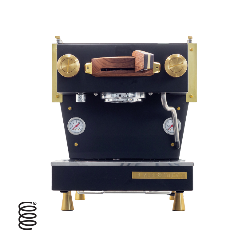 NEW La Marzocco Linea Mini R - App Connected Espresso Machine BLACK WALNUT BRASS IN STOCK