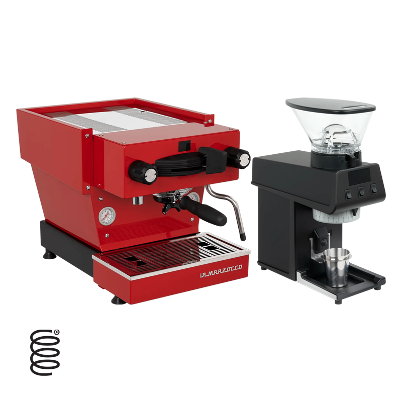 La Marzocco Linea Mini R - App Connected With PICO GRINDER BUNDLE - BLACK