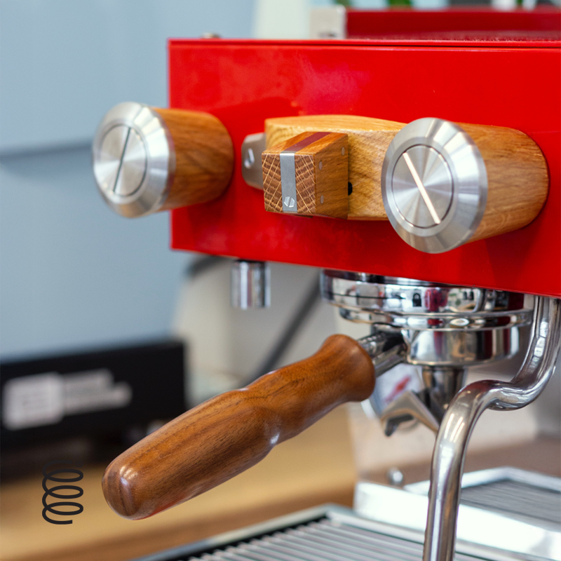 La Marzocco Linea Micra App Connected Espresso Machine- RED OAK SS IN STOCK