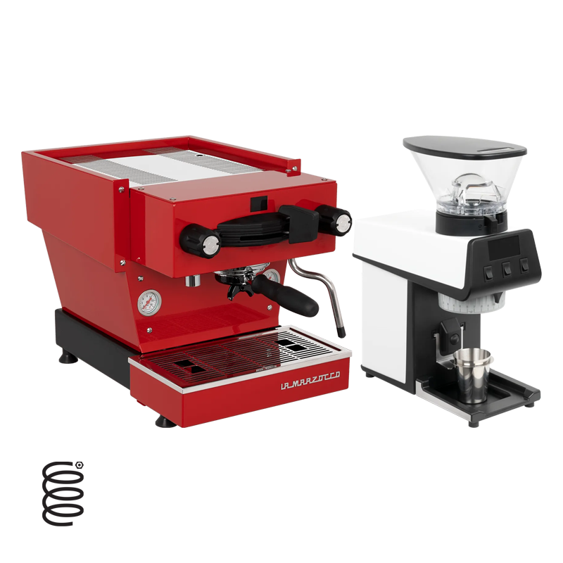 La Marzocco Linea Mini R - App Connected With PICO GRINDER BUNDLE - BLACK