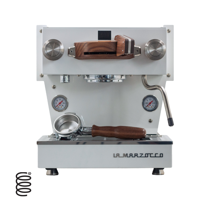 La Marzocco Linea Mini R - App Connected Espresso Machine WHITE WALNUT/SS IN STOCK