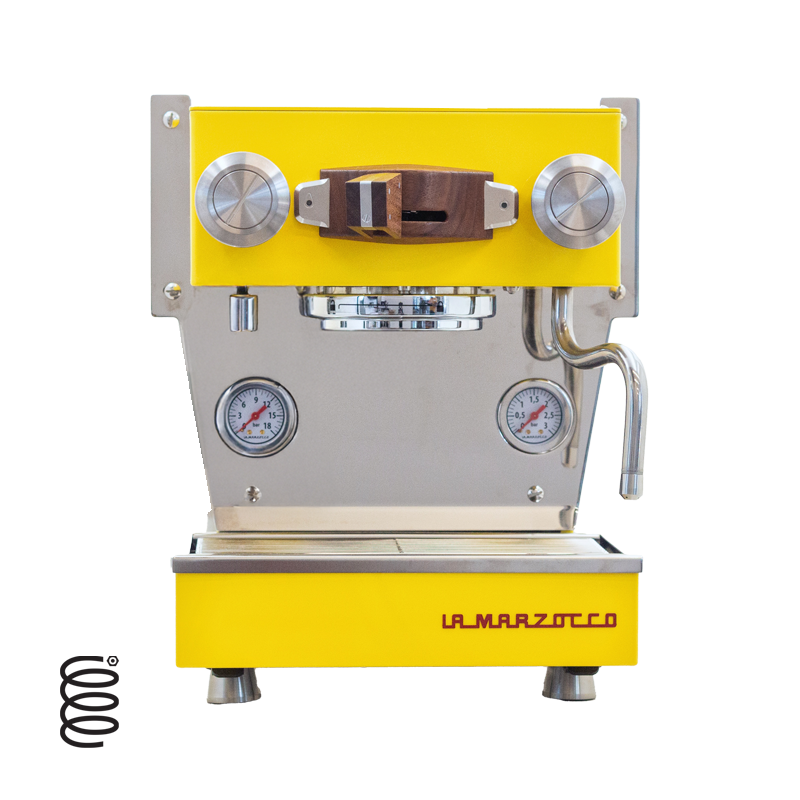 La Marzocco Linea Micra App Connected Espresso Machine- YELLOW WALNUT SS IN STOCK
