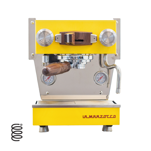 La Marzocco Linea Micra App Connected Espresso Machine- YELLOW WALNUT SS IN STOCK