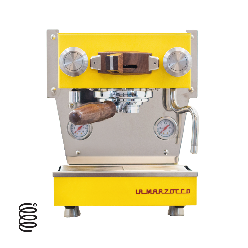 La Marzocco Linea Micra App Connected Espresso Machine- YELLOW WALNUT SS IN STOCK