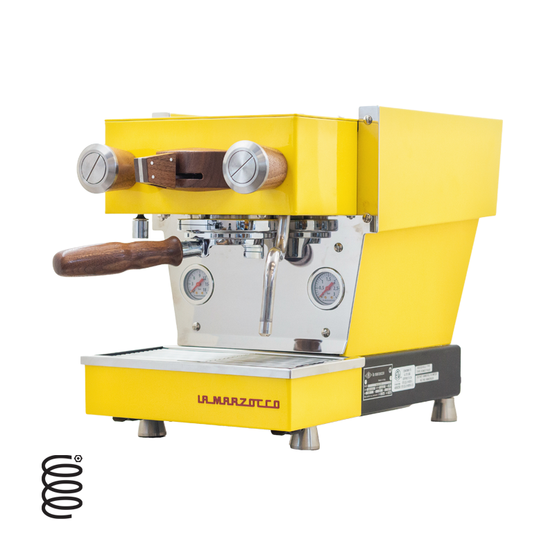 La Marzocco Linea Micra App Connected Espresso Machine- YELLOW WALNUT SS IN STOCK