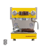 La Marzocco Linea Micra App Connected Espresso Machine- YELLOW WALNUT SS IN STOCK