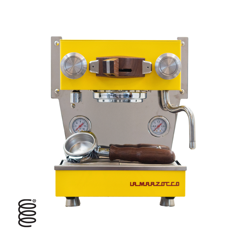 La Marzocco Linea Micra App Connected Espresso Machine- YELLOW WALNUT SS IN STOCK