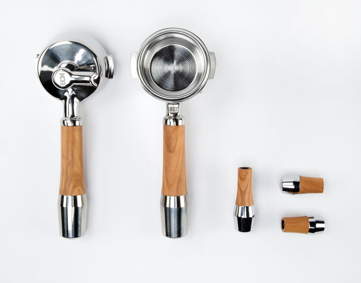 ECM Synchronika Olive Wood Espresso Machine | ECM Espresso Machine Collection | Shop CaffeTech | Best Espresso Machines