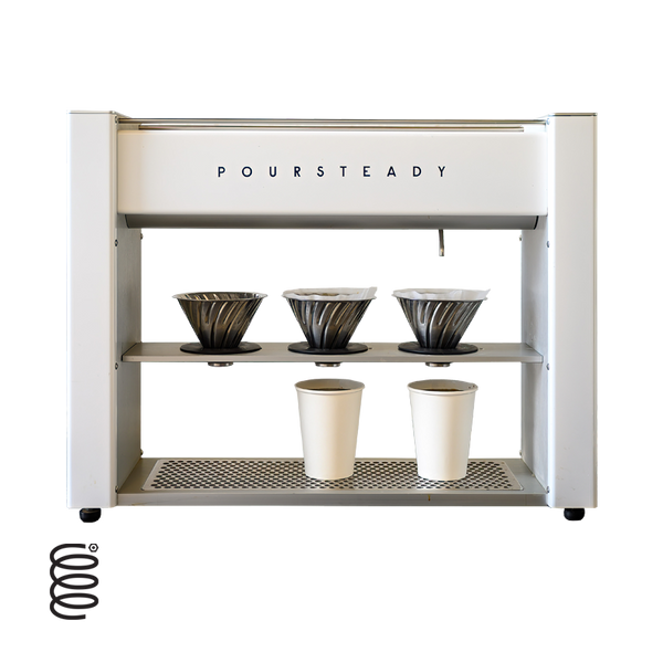 PS1 3-Cup Pour Over Brewer- Poursteady - White