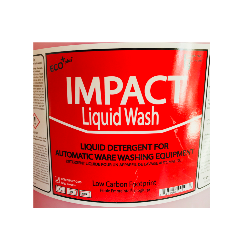 IMPACT LIQUID WASH AGENT (red) - Caffe Tech Canada