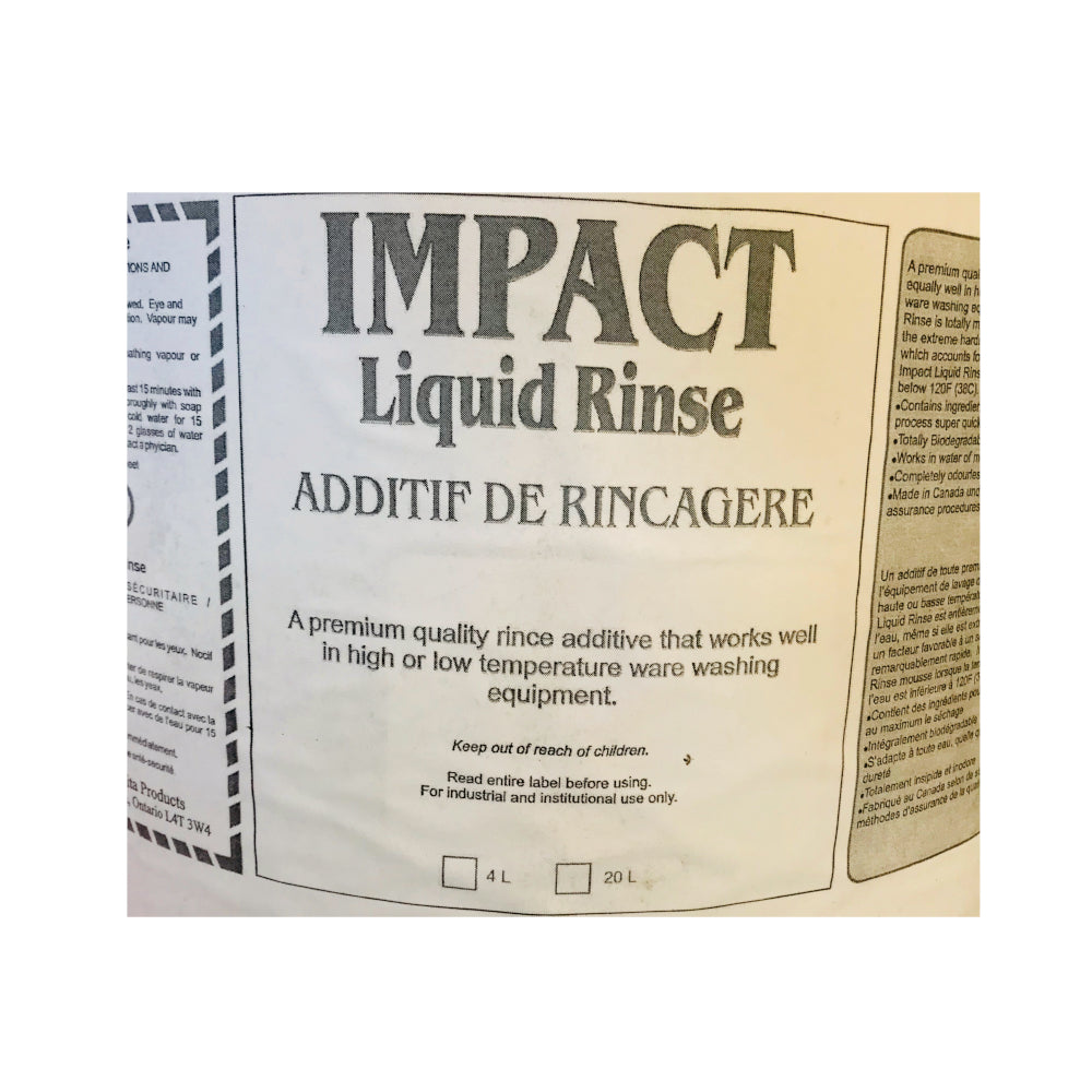IMPACT LIQUID RINSE AGENT (blue) - Caffe Tech Canada