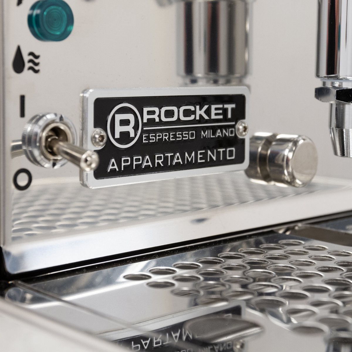 Rocket Appartamento White Stainless Steel Espresso Machine | Rocket Espresso Machine Collection | Shop CaffeTech | Best Espresso Machines