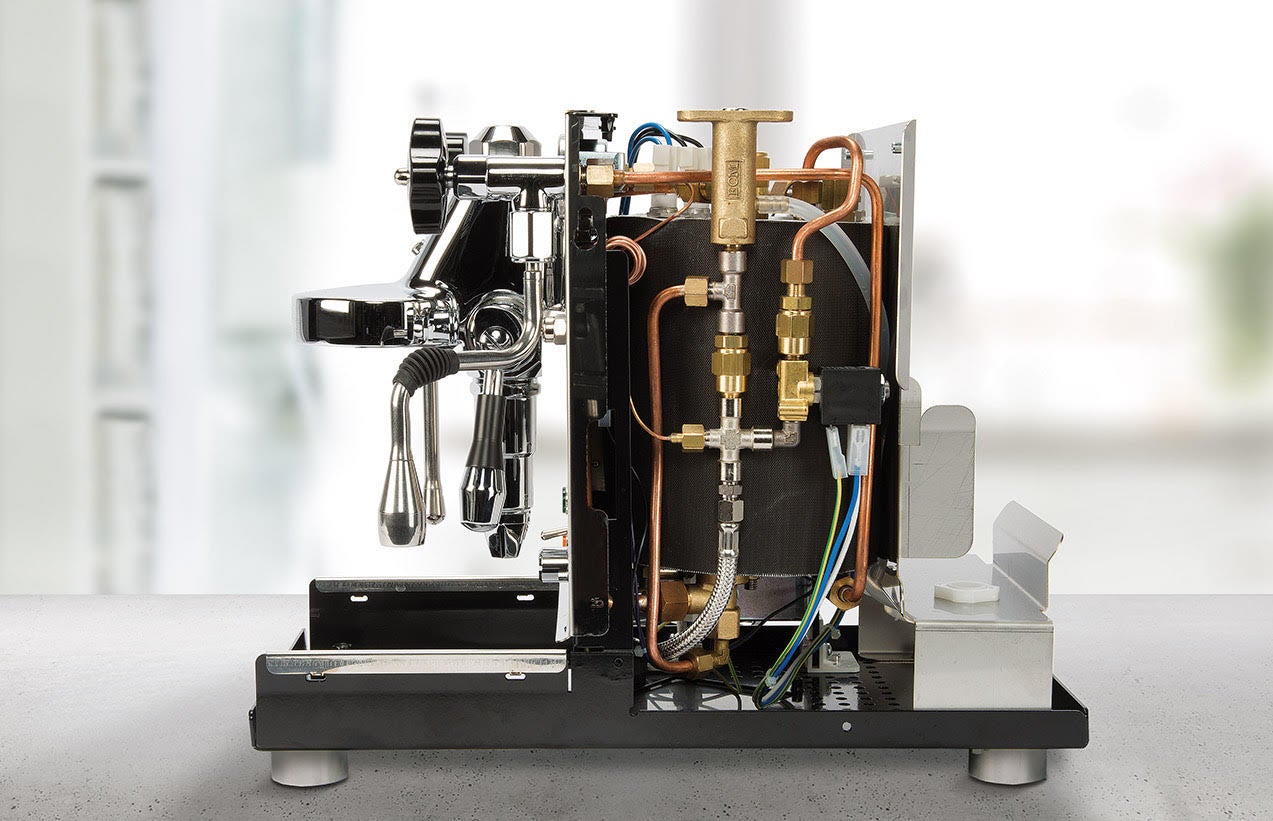 ECM Mechanika V Slim Olive Wood Espresso Machine | ECM Espresso Machine Collection | Shop CaffeTech | Best Espresso Machines