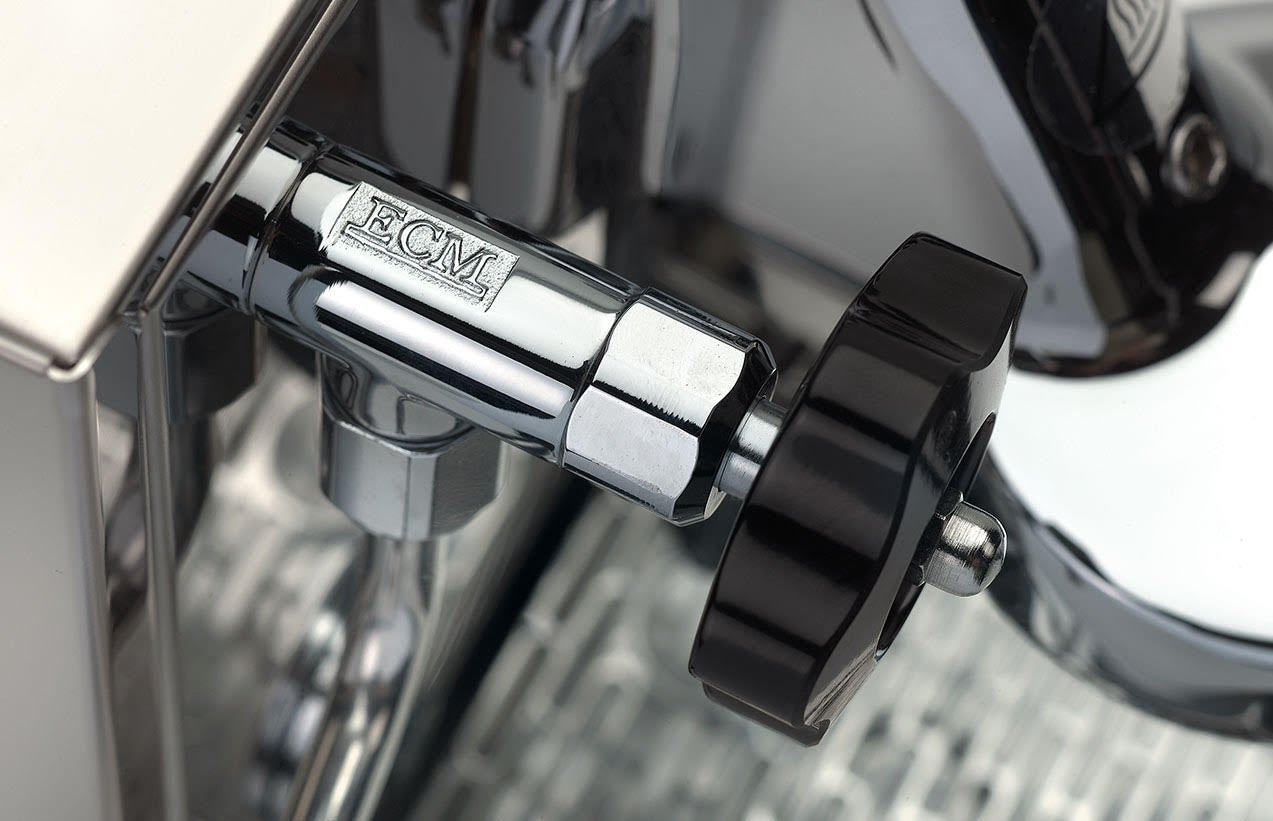 ECM Mechanika V Slim Olive Wood Espresso Machine | ECM Espresso Machine Collection | Shop CaffeTech | Best Espresso Machines