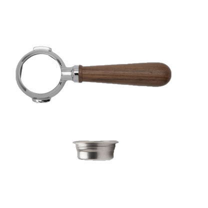 Lelit Bottomless Portafilter w/ Walnut Handle - Caffe Tech Canada