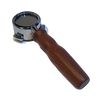 La San Marco Bottomless Portafilter with Walnut Handle - Caffe Tech Canada