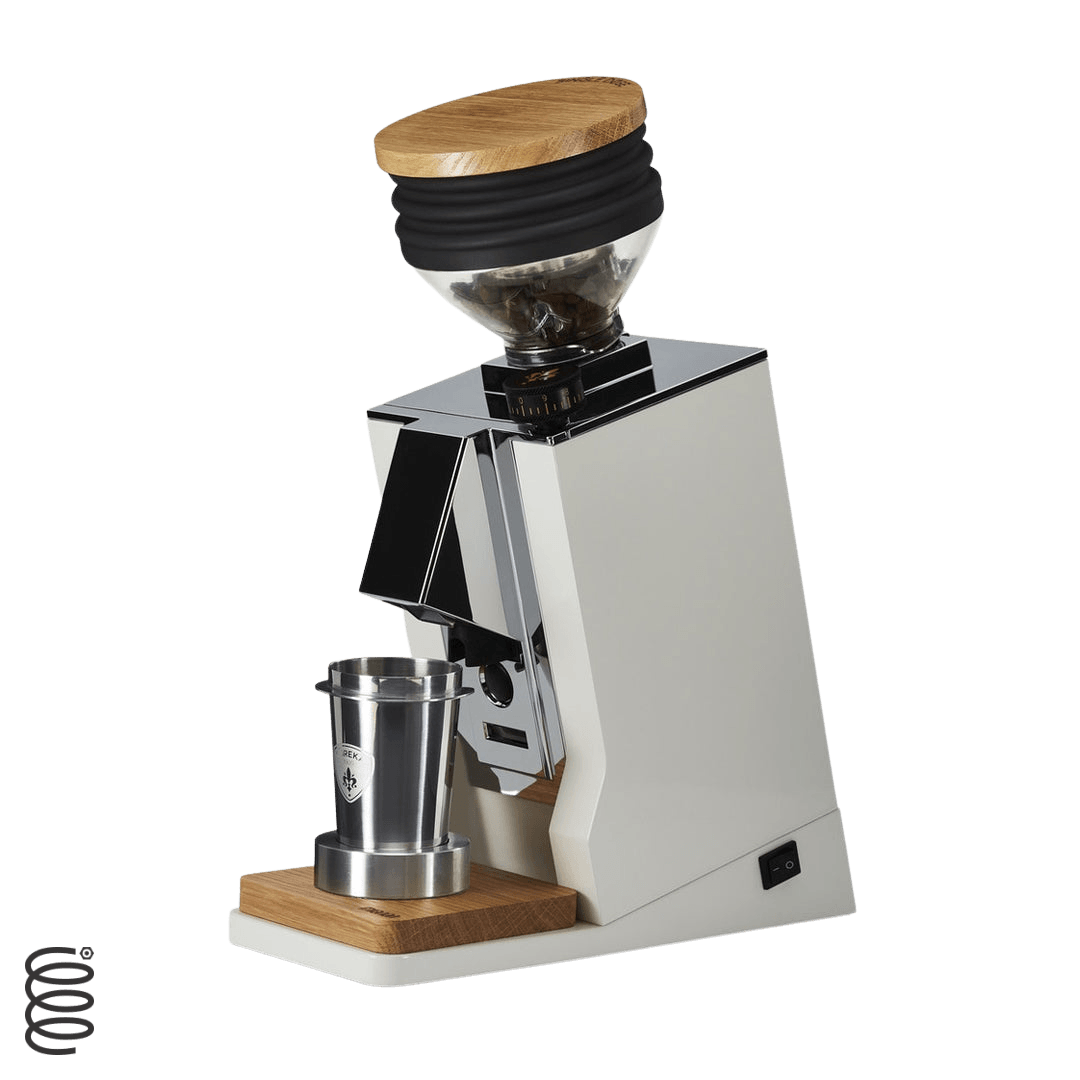Eureka Mignon Oro Single Dose Grinder.  White Eureka Oro Canada.  Shop Eureka Single Dose Grinders. Grinders. Visit Caffe Tech Canada