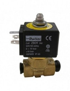 Parker Inlet Solenoid 3-Way In-line 1/8" with coil 230v 50/60Hz