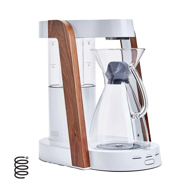 Ratio Eight Coffee Brewer White / Parawood Mo