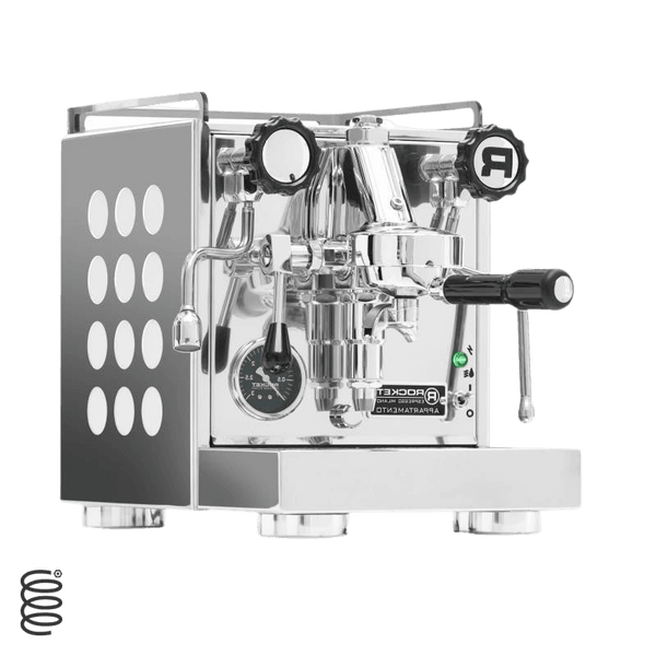 Rocket Appartamento White Stainless Steel Espresso Machine | Rocket Espresso Machine Collection | Shop CaffeTech | Best Espresso Machines