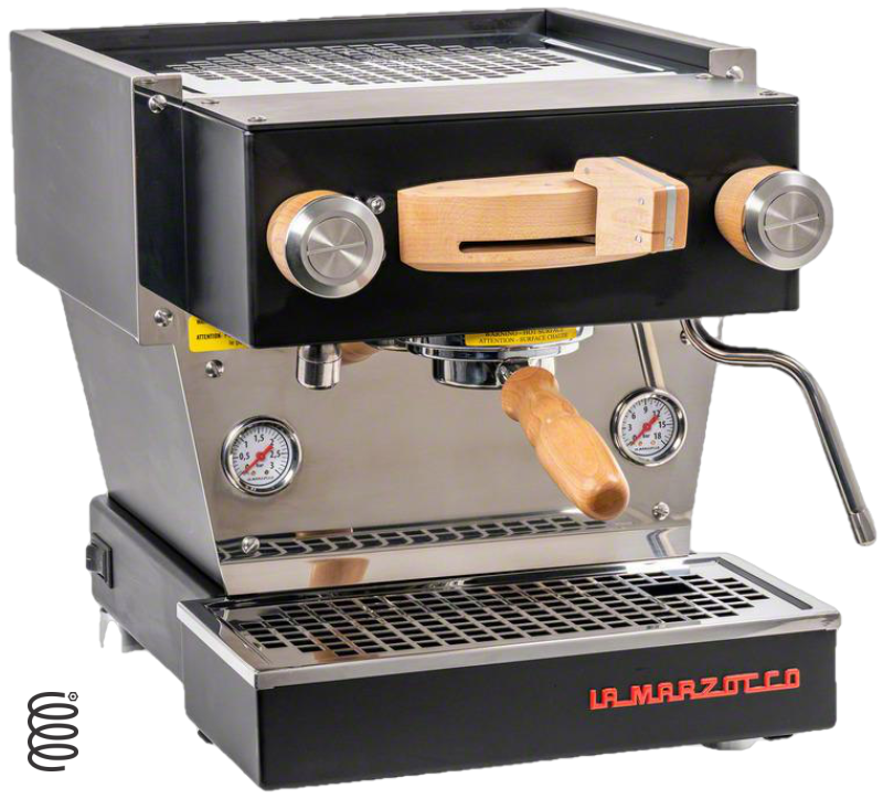 La Marzocco Linea Mini Connected Espresso Machine Maple Wood Caffe