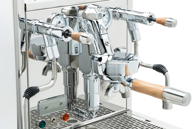 ECM Technika V Profi PID Walnut Wood Espresso Machine | ECM Espresso Machine Collection | Shop CaffeTech | Best Espresso Machines